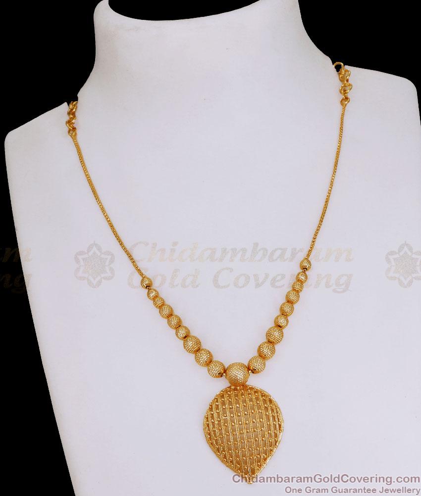 Modern Gold Plated Necklace 1 Gram Gold Jewellery NCKN3746