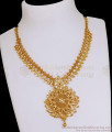 High Quality Plain Gold Plated Necklace Wedding Jewelry NCKN3753