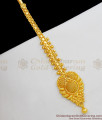 Plain Gold Plated Bridal Wear Papadi Billa Ornament For Ladies NCHT107