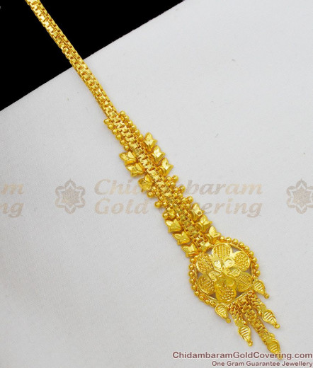 Trendy Calcutta Design Gold Forming Bridal Set Haram Necklace With ...