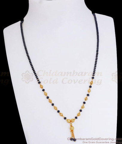 Fancy Mangalsutra Multi Stones Designer Thali Chain For Regular Use THAL37