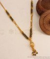 One Gram Gold Mangalsutra Black Beaded Pendant Chain Shop Online SMDR2137