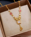 Beautiful Kemp Stone Gold Plated Pendant Short Chains SMDR2146