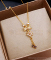 Thin 22K Gold Locket Chain Short Pendant Designs With Pearls SMDR2148