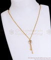 Heart Design Gold Plated Pendant Short Chains With Stones SMDR2154