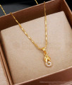 Stylish Light Weight Gold Pendant Chain Daily Use SMDR2165