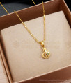 Latest Swan Design Gold Pendant Chain Shop Online SMDR2172