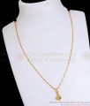 Latest Swan Design Gold Pendant Chain Shop Online SMDR2172