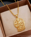 Stylish 1 Gram Gold Dollar Short Chain Designs SMDR2175