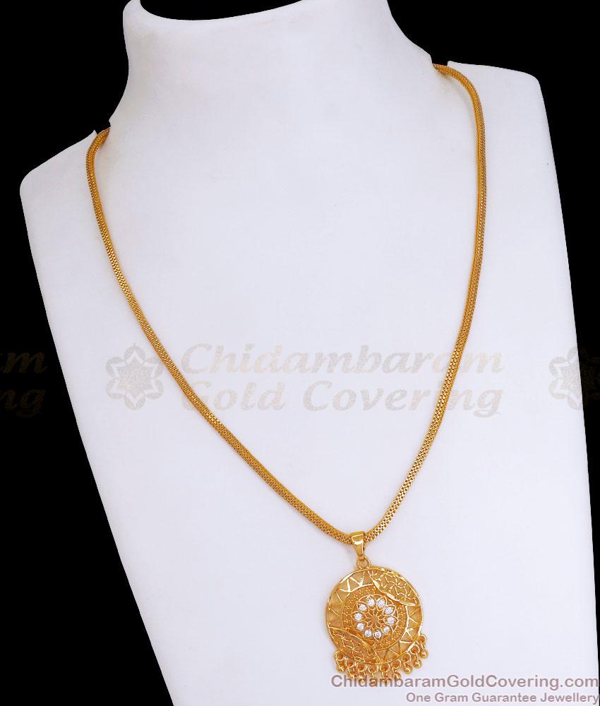 Pure Gold Tone Dollar Short Chain Collections SMDR2177