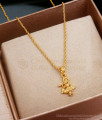 Buy Lord Krishna Gold Pendant Short Chains Online SMDR2185