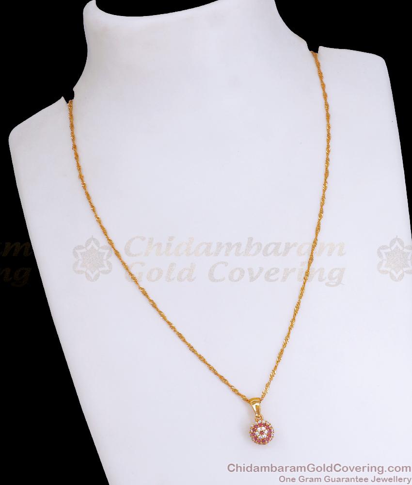 Buy Stone Ball Pendant Womens Gold Plated Designs SMDR2189