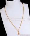 Light Weight Gold Plated Pendant Chain Leaf Designs SMDR2193