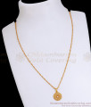 Floral White Stone Pendant 1 Gram Gold Chains SMDR2195