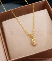 Ad Stone Half Butterfly Gold Pendant Chains SMDR2199