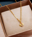 Unqiue Gold Chain With Ad Stone Pendant Necklace Design SMDR2211