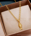 One Gram Gold Solid Fish Pendant Locket Chain Design SMDR2214