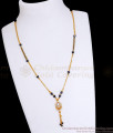 Black Heart Beaded Mangalsutra Gold Imitation Design SMDR2227