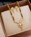 Latest Mangalsutra Design 1 Gram Gold Bridal Earring Combo SMDR2233