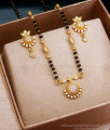 Traditional Gold Plated Mangalsutra Design With Earring SMDR2236