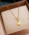 Simple Gold Design Pendant Chain For Ladies SMDR2246