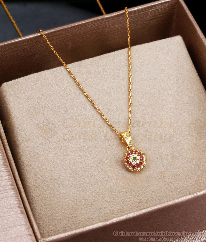 Stone Ball Pattern Gold Imitation Pendant Chain Shop Online SMDR2272