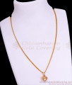 Heart Shaped Diamond Pendant Gold Necklace SMDR2283