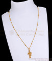 Lakshmi Motiff One Gram Gold Pendant Chain Shop Online SMDR2289