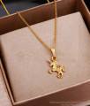 Cute Uniorn Pendant Chain 1 Gram Gold Plated Jewellery SMDR2294