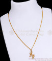 Cute Uniorn Pendant Chain 1 Gram Gold Plated Jewellery SMDR2294