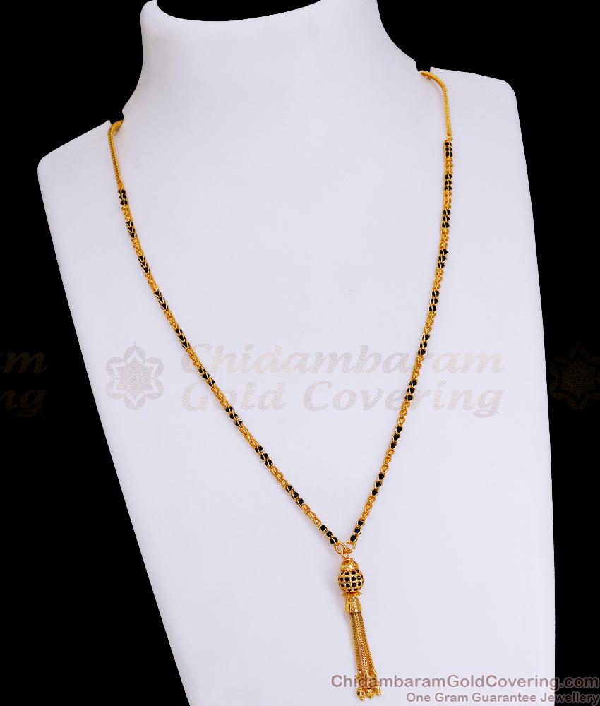 Traditional Karigamani Sara Gold Imitation Mangalsutra Designs SMDR2318