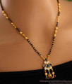 Latest Karimani Gold Mangalsutra Pendant Chain For Married Women SMDR2326