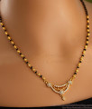 Unique Gold Beaded Karimani Mala Modern Mangalsutra Combo Set SMDR2331