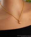 Stylish Regular Use Artificial Gold Locket Chain Ball Design SMDR2342