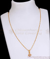 Buy Gold Design Short Pendant Gold Chain For College Girls SMDR2343