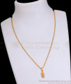 New Model Floral Gold Design Pendant Chain For Women SMDR2387