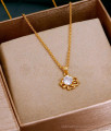 Ad White Stone Leo Pendant Gold Chain With Price SMDR2422