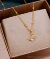 Attractive Small Swan Pendant Diamond Necklace For Girls SMDR2442