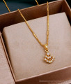 High Quality Gold Imitation White Stone Necklace Designs SMDR2449