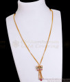 Stylish Butterfly Stone Pendant Chain Gold Necklace Designs SMDR2467