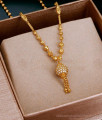 New Gold Design Beads Chain Full White Stone Ball Pendant SMDR2470