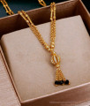 Attractive 2 Line Gold Plated Short Mangalsutra Pendant Chain SMDR2471