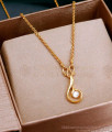 New Model Gold  Ad Stone Pendant Chain For College Wear SMDR2506