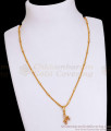 Real Gold Design Gold Plated Pendant With Short Chain SMDR2513