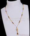 Stylish Black Beaded Gold Plated Mangalsutra With Ball Pendant SMDR2545