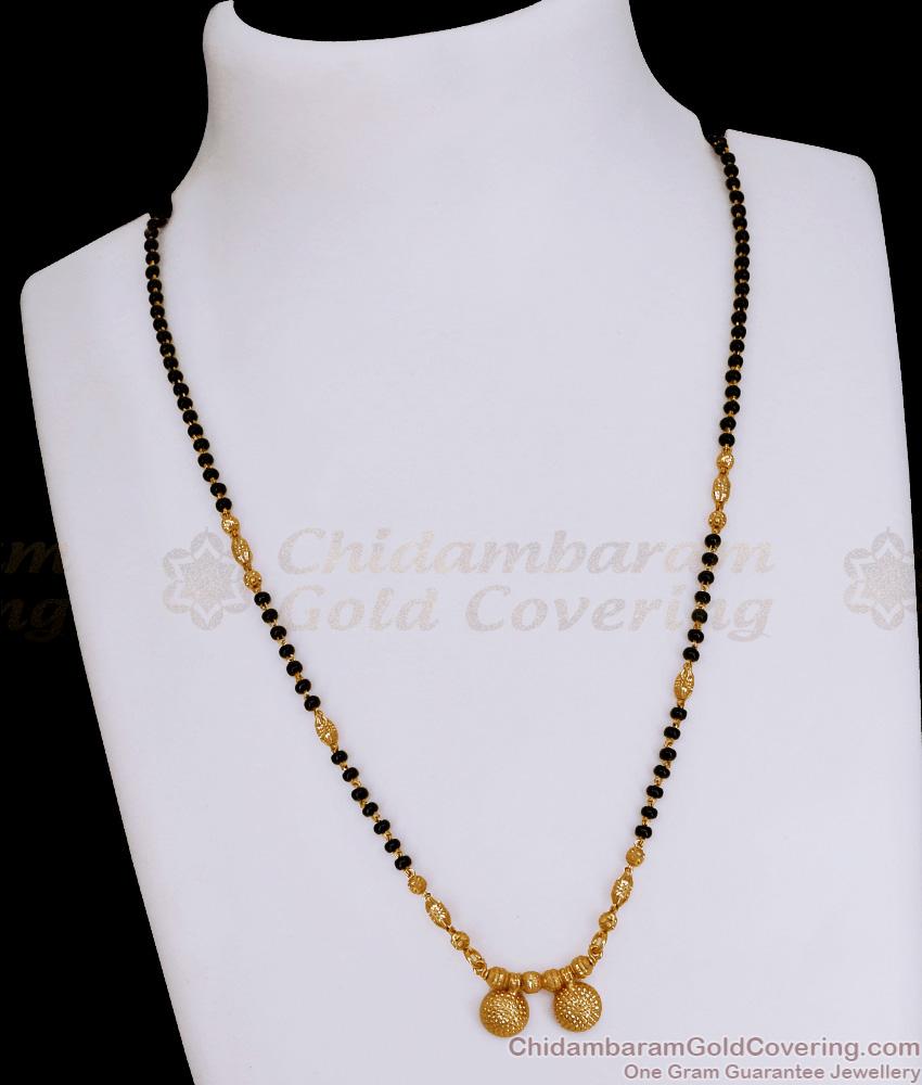 New Arrival One Gram Gold Mangalsutra Thali Chain For Women SMDR2546