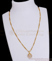 Regular Use 1 Gram Gold Chain With Stone Pendant SMDR2552