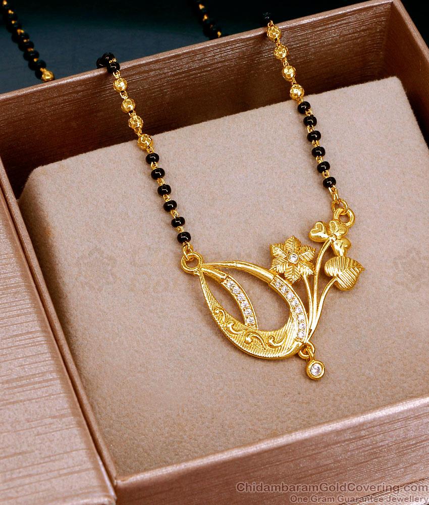 High Quality Micro Gold Plated Modern Mangalsutra For Women SMDR2577