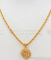 Fashionable Gold Designs Diamond Pendant Chain Collections SMDR606