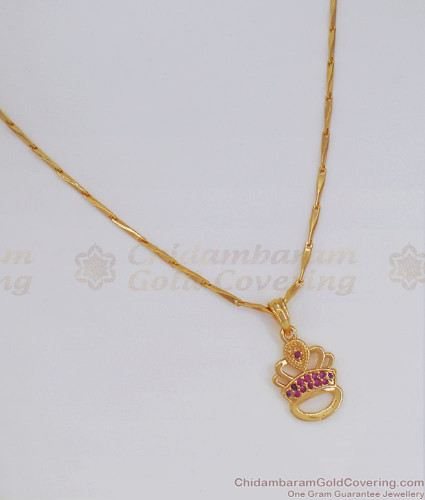 1 gram gold chain deals with pendant